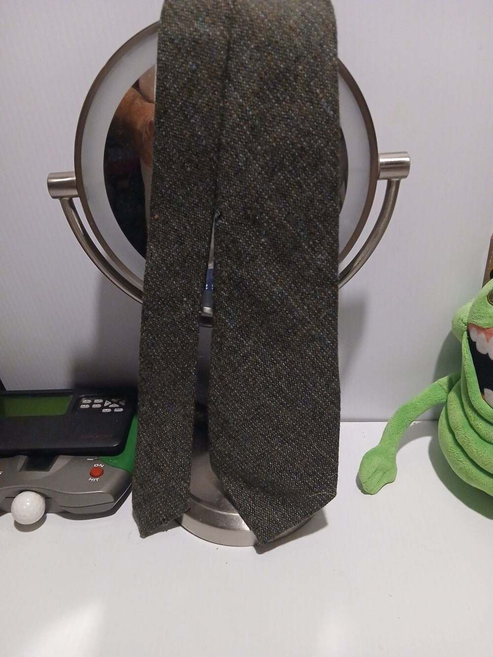 John Molloy Donegal Tweed Tie Pure New Wool Made In Ireland